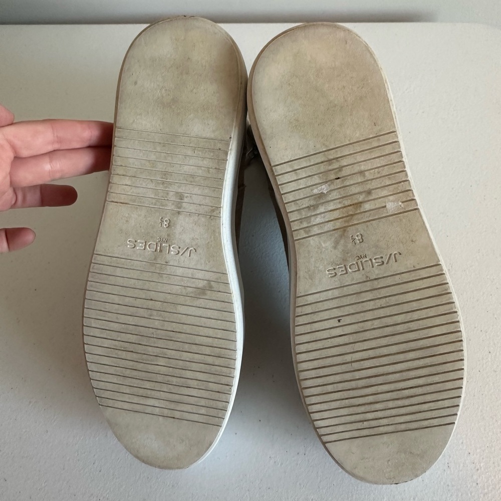 Women’s 8.5 J/Slides Tan/Gray Tristan‎ Boot with Faux Fur - Picture 9 of 11